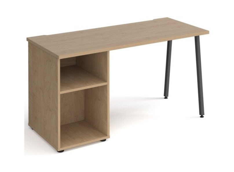 Ashvale Oldford Rectangular Office Desk + Pedestal main product photo