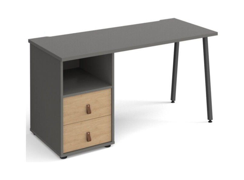 Ashvale Oldford Rectangular Office Desk with Pedestal Drawers main product photo