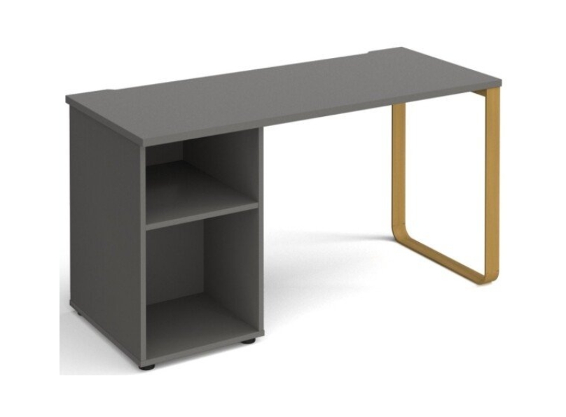 Ashvale Orford Rectangular Office Desk + Pedestal main product photo