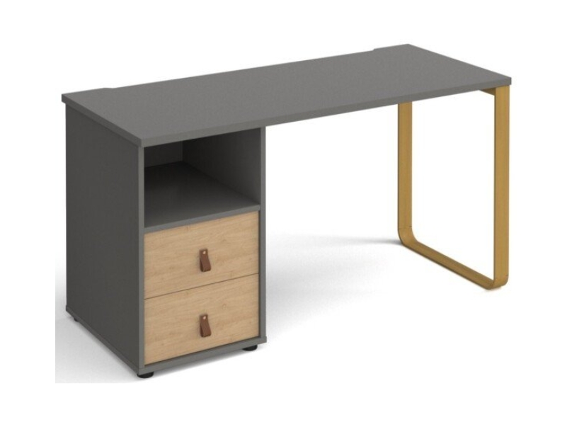 Ashvale Orford Rectangular Office Desk with Pedestal Drawers main product photo