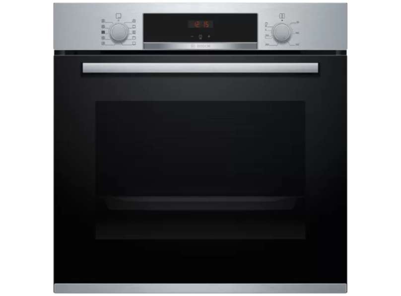 Bosch HRS534BS0B Series 4, Built-In Oven With Added Steam Function, 60 X 60 Cm, Stainless Steel main product photo