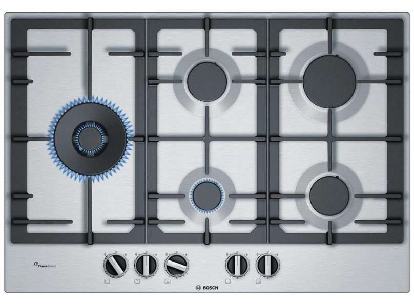 Bosch PCS7A5B90 Serie 6 75cm 5 Burner Gas Hob main product photo