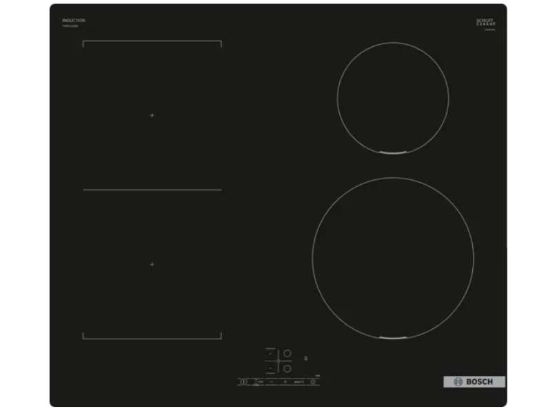 Bosch PWP611BB5B Series 4 60cm Frameless Induction Hob main product photo