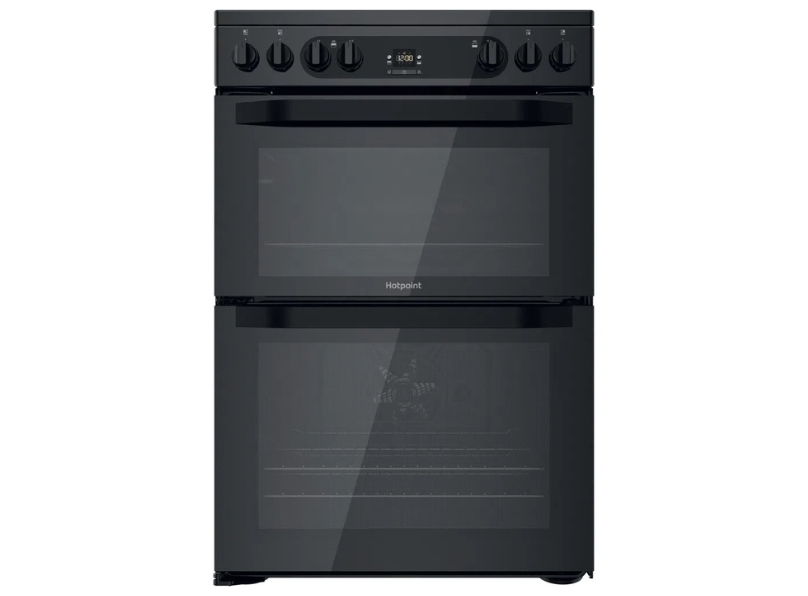 Hotpoint HDM67V92HCB/UK Double Electric Cooker With Ceramic Hob main product photo