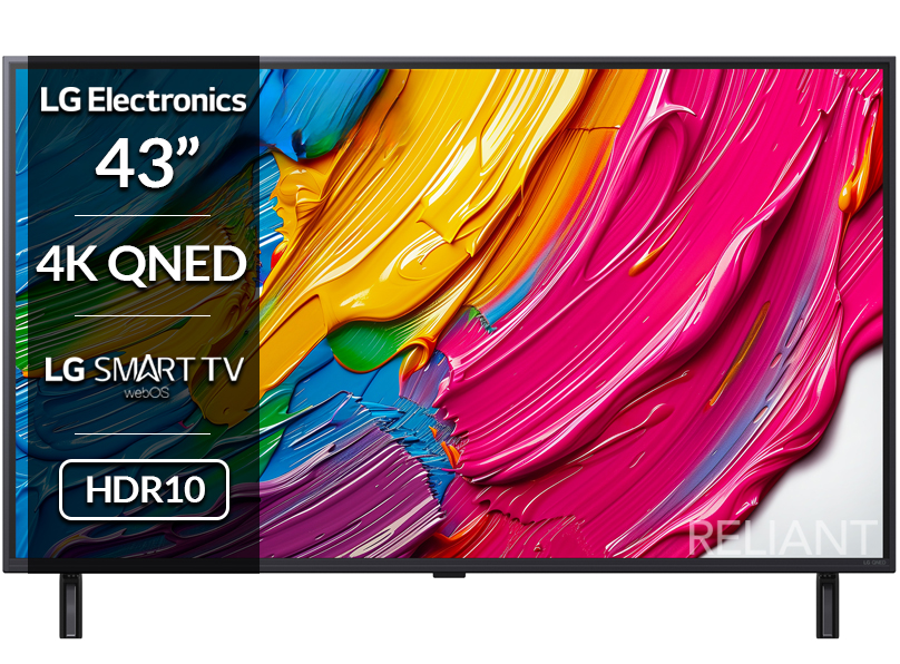 LG 43QNED80A6A 43" QNED80A 4K QNED Smart TV main product photo