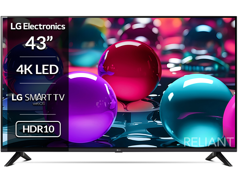 LG 43UA73006LA 43" UA73 4K UHD Smart TV main product photo