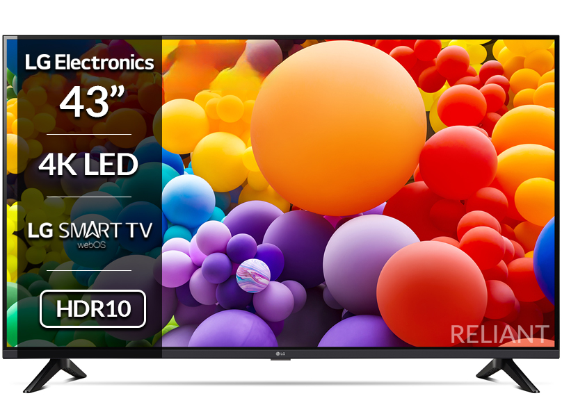 LG 43UT73006LA 43" UT73 4K LED Smart TV main product photo