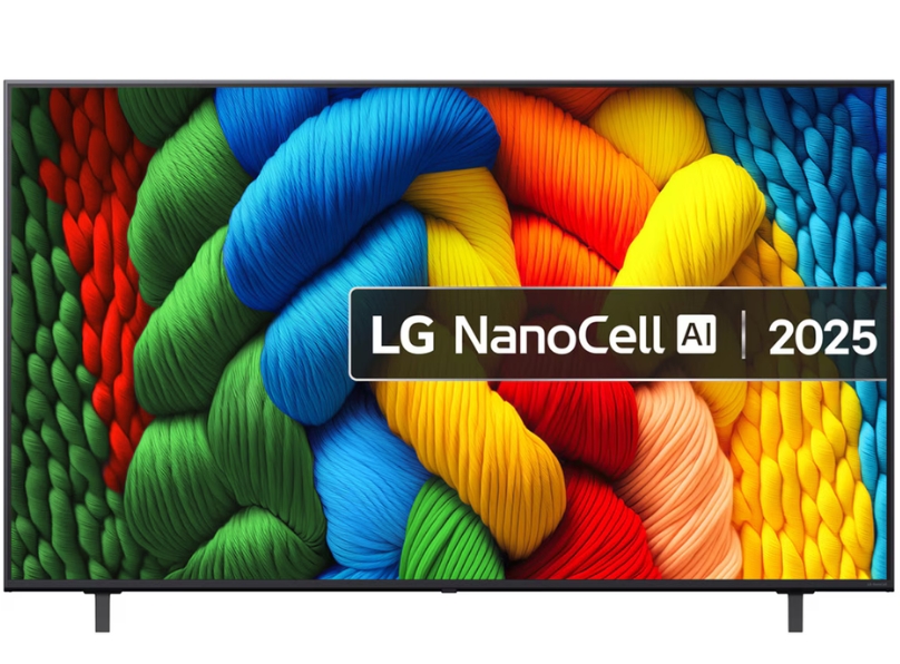 LG 65NANO80A6B 65" NANO80A 4K NANO Smart TV main product photo