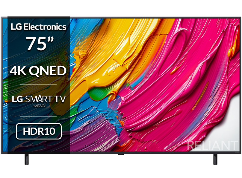 LG 75QNED80A6A 75" QNED80A 4K QNED Smart TV main product photo