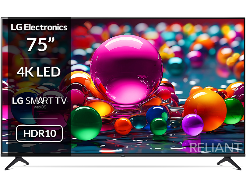 LG 75UA75006LA 75" UA75 4K UHD Smart TV main product photo