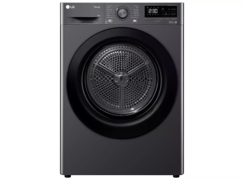 LG FDV309GN 9kg Heat Pump Tumble Dryer main product photo