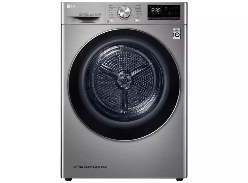LG FDV909S 9Kg Heat Pump Tumble Dryer main product photo