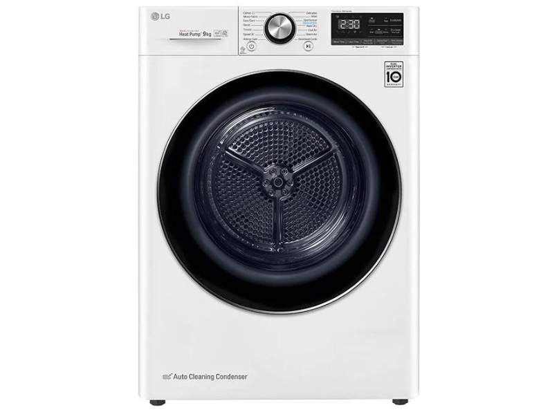 LG FDV909W 9kg Heat Pump Tumble Dryer main product photo