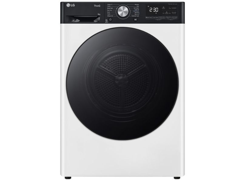 LG FDV909WN 9kg Heat Pump Tumble Dryer main product photo