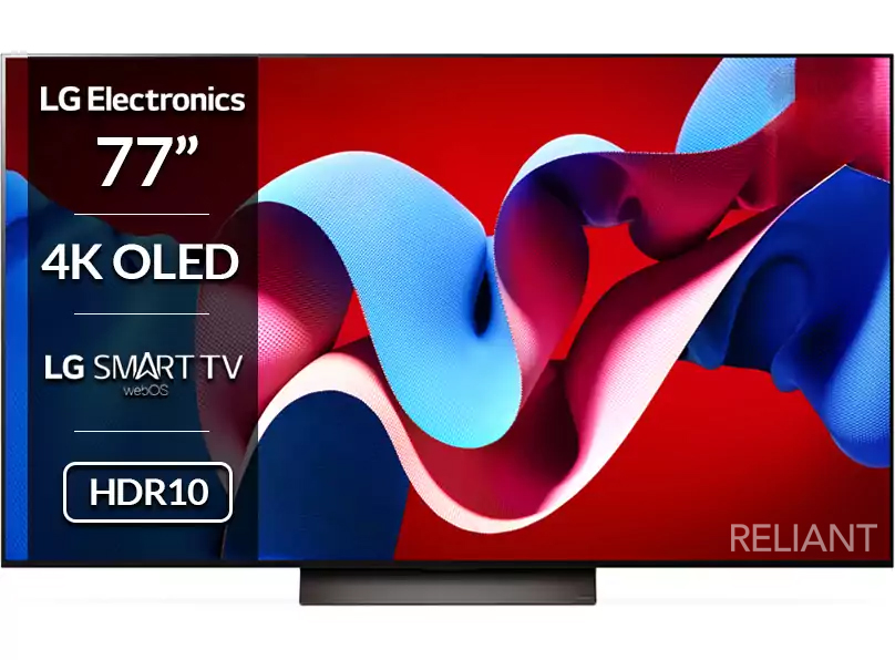 LG OLED77C46LA 77" evo C4 4K OLED Smart TV main product photo