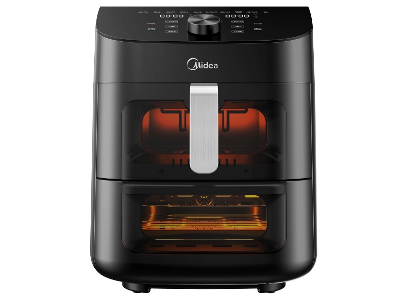 Midea MAF112B0BPKW Two-Zone 11L 1900W Air Fryer main product photo
