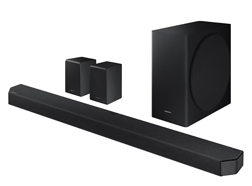 Samsung HWQ950T 9.1.4Ch Flat Soundbar Subwoofer main product photo