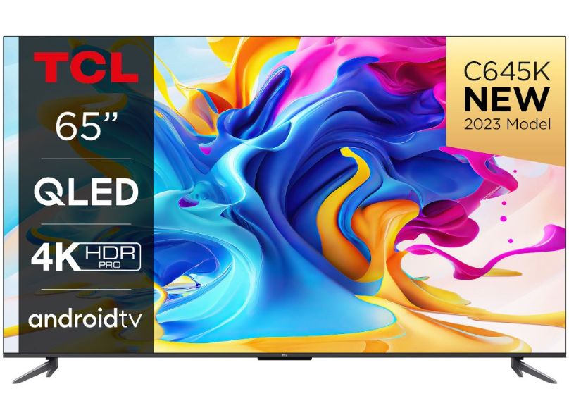 TCL 65C645K 65" C645K 4K QLED Smart TV main product photo